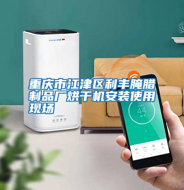 重慶市江津區利豐腌臘制品廠烘干機安裝使用現場