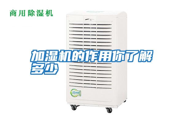 加濕機的作用你了解多少