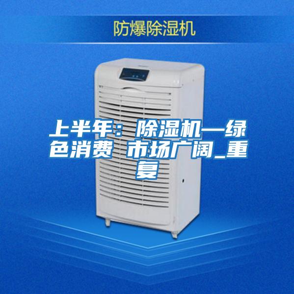 上半年：除濕機—綠色消費 市場廣闊_重復