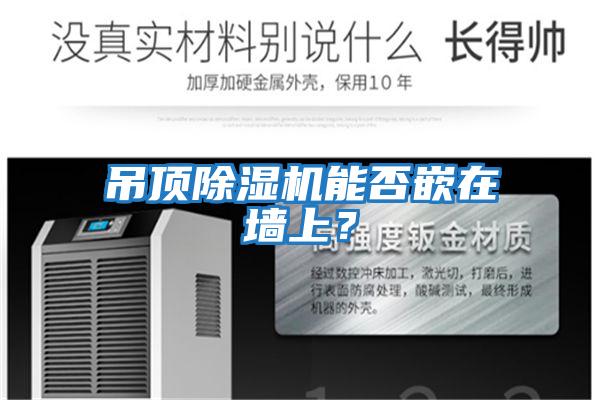 吊頂除濕機(jī)能否嵌在墻上？