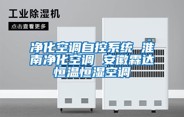 凈化空調自控系統 淮南凈化空調 安徽霖達恒溫恒濕空調