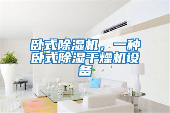 臥式除濕機，一種臥式除濕干燥機設備
