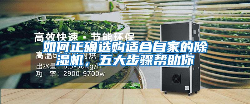 如何正確選購適合自家的除濕機，五大步驟幫助你