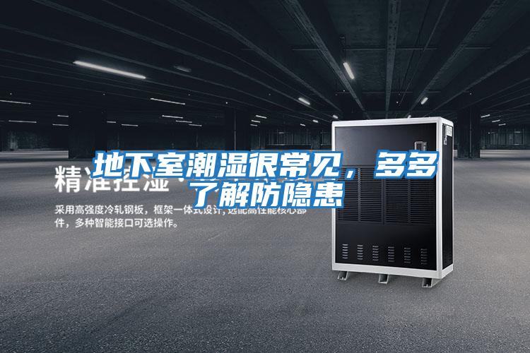 地下室潮濕很常見，多多了解防隱患
