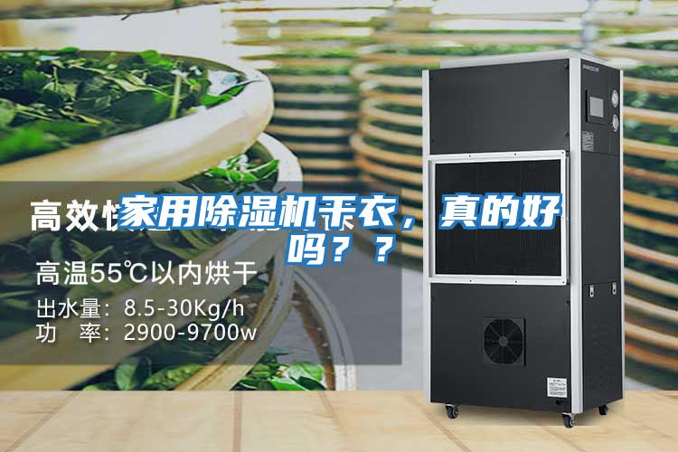 家用除濕機干衣，真的好嗎？？
