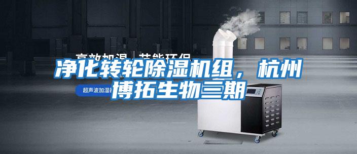 凈化轉(zhuǎn)輪除濕機組，杭州博拓生物三期