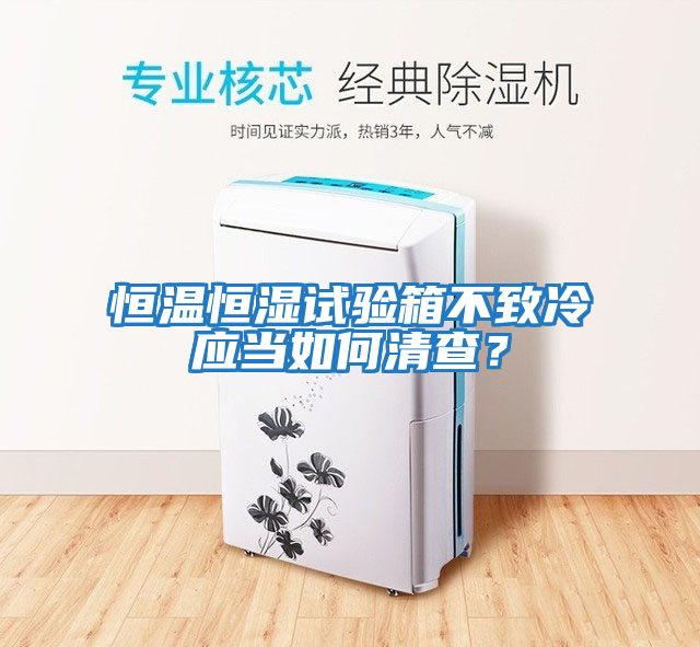 恒溫恒濕試驗(yàn)箱不致冷應(yīng)當(dāng)如何清查?