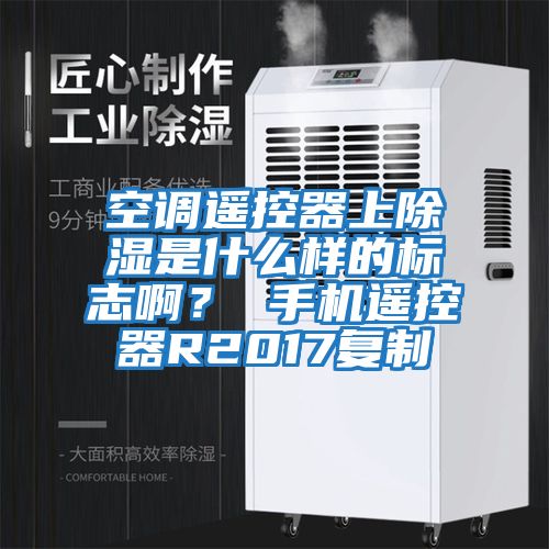 空調遙控器上除濕是什么樣的標志啊？ 手機遙控器R2017復制