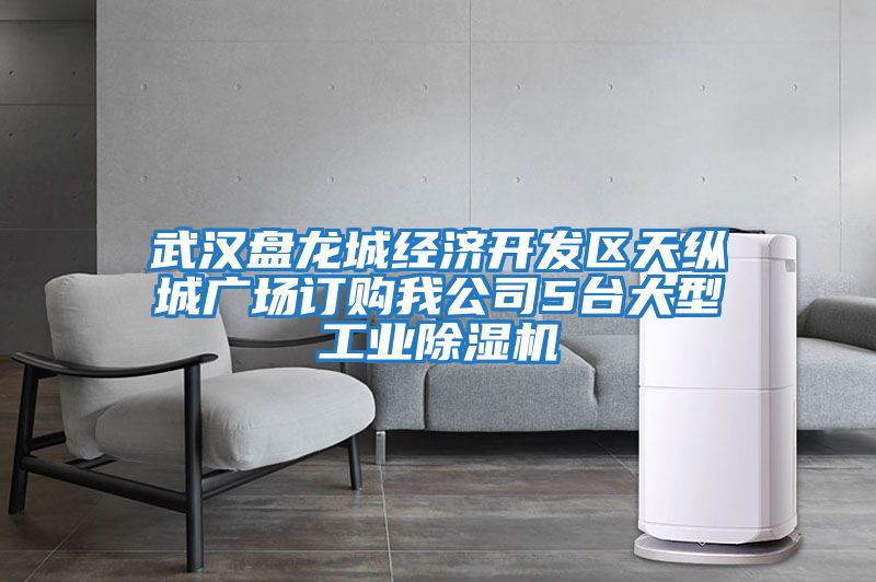 武漢盤龍城經(jīng)濟(jì)開發(fā)區(qū)天縱城廣場訂購我公司5臺(tái)大型工業(yè)除濕機(jī)