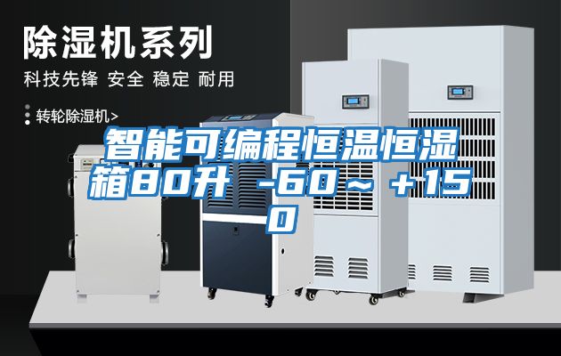 智能可編程恒溫恒濕箱80升 -60~+150℃