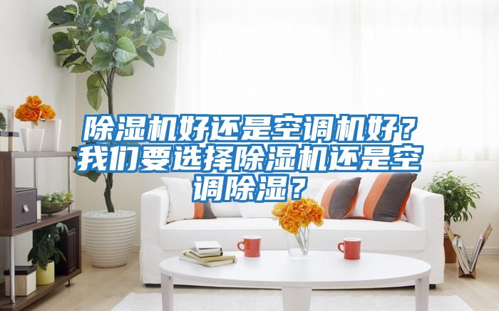 除濕機好還是空調機好？我們要選擇除濕機還是空調除濕？