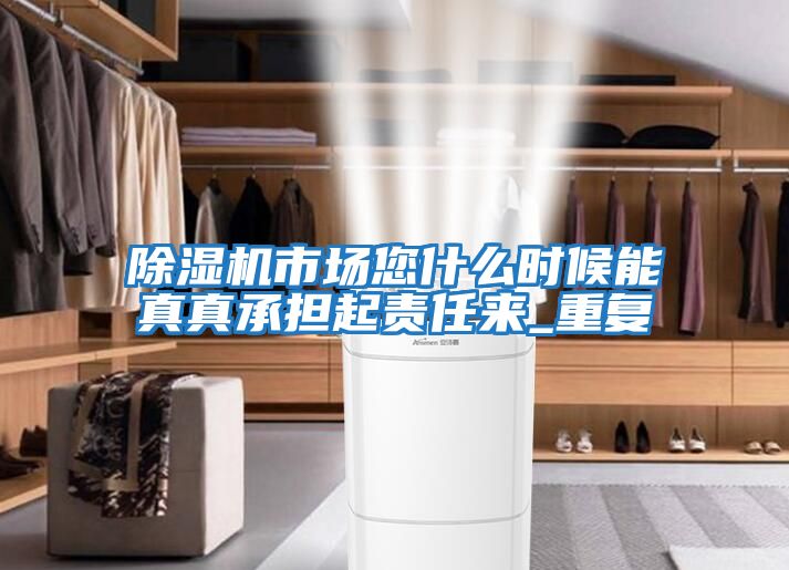 除濕機市場您什么時候能真真承擔起責任來_重復