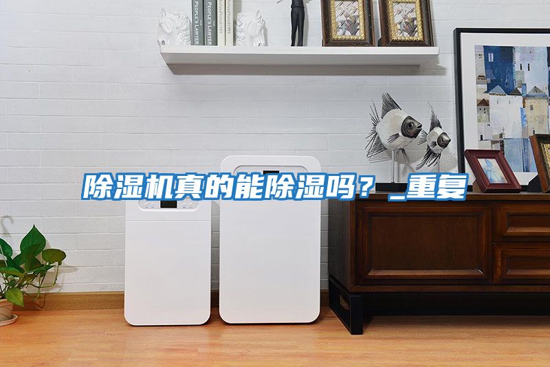 除濕機真的能除濕嗎?_重復