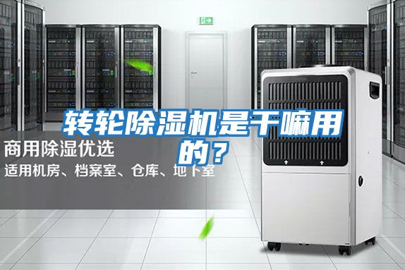 轉輪除濕機是干嘛用的？