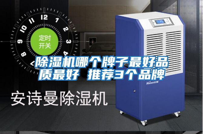 除濕機哪個牌子最好品質最好 推薦3個品牌