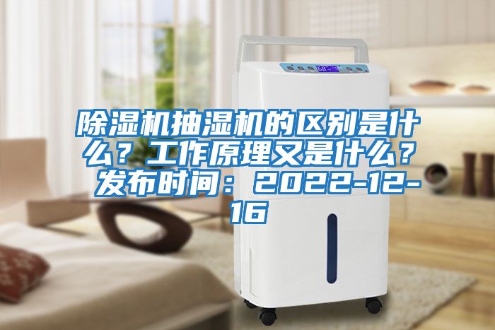 除濕機抽濕機的區別是什么？工作原理又是什么？ 發布時間：2022-12-16