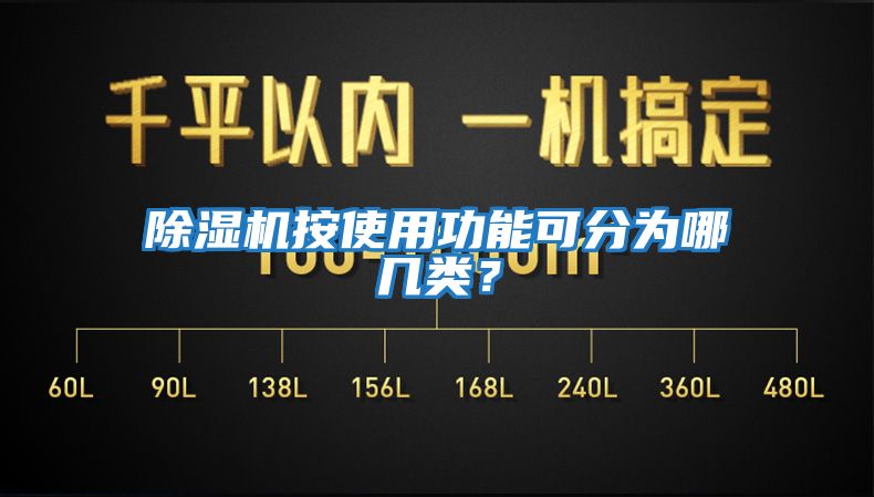 除濕機按使用功能可分為哪幾類？